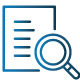 Paper with Magnifying Glass