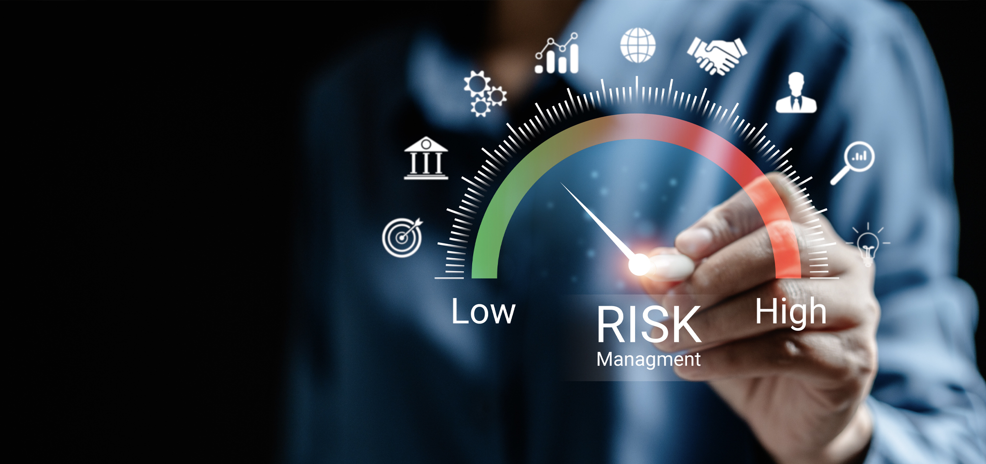 A low to high risk scale for financial management