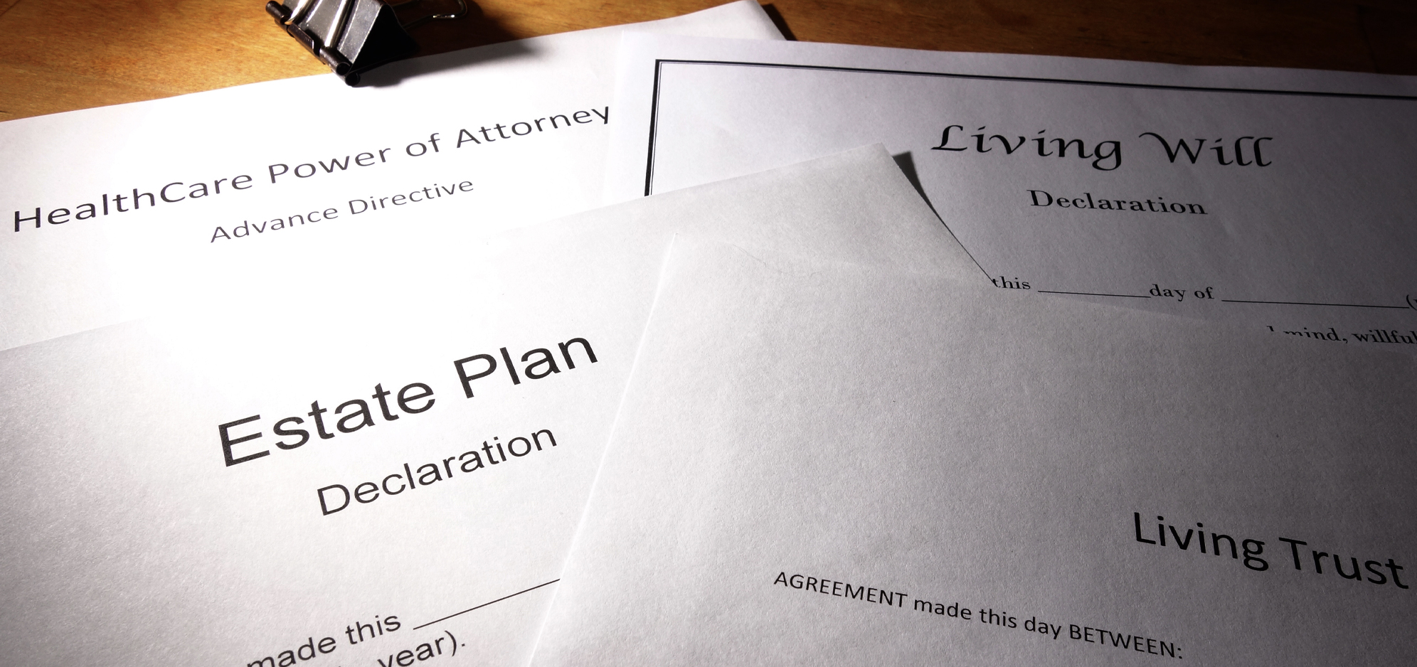 Estate and will paperwork